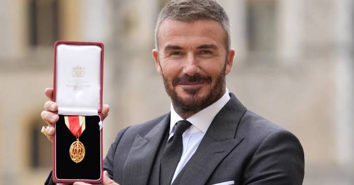 “Sir David Beckham”: el exfutbolista inglés es nombrado caballero en una emotiva ceremonia en Windsor