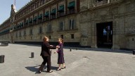Recibe Sheinbaum a presidenta de Honduras en Palacio Nacional