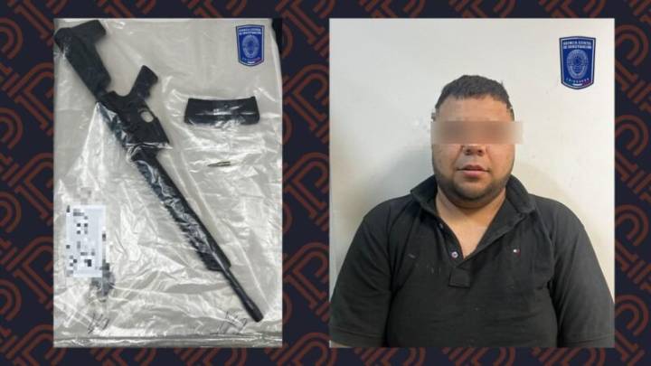 Detienen a sujeto en posesión de un arma de fuego