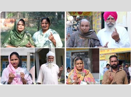 Peaceful voting concludes in Tarn Taran bypoll: 59.21% turnout recorded till 5 pm [ FULL VIEW ]