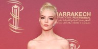 Anya Taylor-Joy Becomes Greek Goddess in Strapless Gold Gown at Marrakech International Film Festival