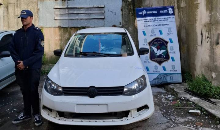 Investigaban venta de cocaína en Necochea y hallaron auto robado en Mar del Plata