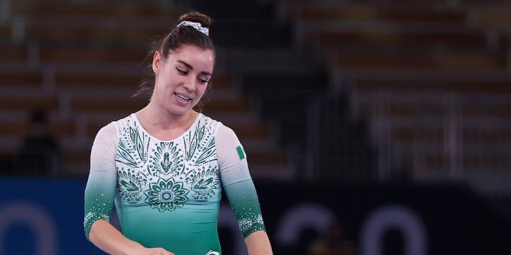 Dafne Navarro obtiene su clasificación a semifinales del mundial de gimnasia de trampolín en Pamplona 2025