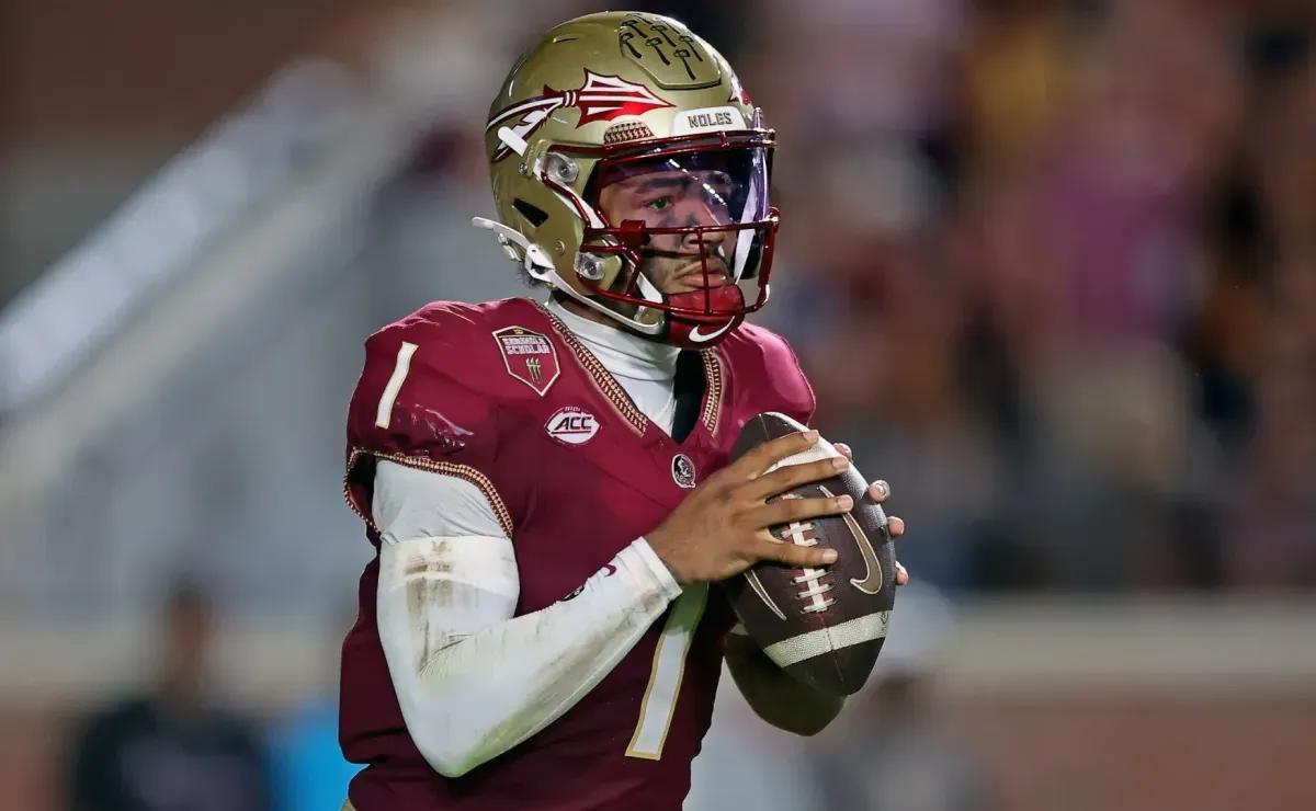 Is Thomas Castellanos playing today, November 1, for Florida State vs Wake Forest?