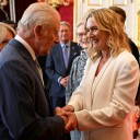 Kate Winslet Met King Charles III in Lace Outfit 