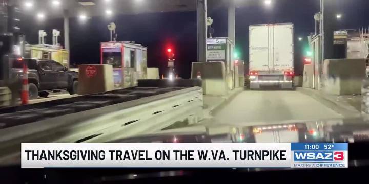 Preparing for Thanksgiving travel on W.Va. Turnpike