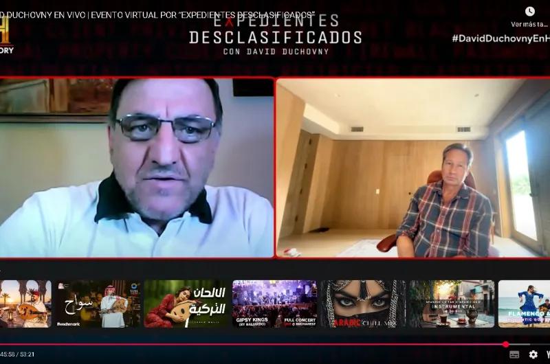 David Duchovny le reveló a EL LIBERAL cuáles son los "Expedientes Desclasificados"