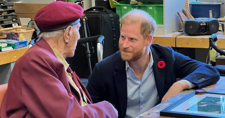 Royal news: Prince Harry visits Canada's oldest war veterans