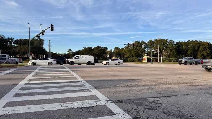 No bloquees la intersección policía de Port St.Lucie toma medidas
