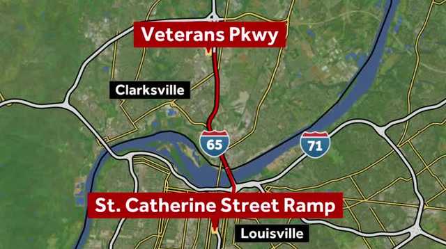 Man arrested after leading police chase from Clarksville to Louisville