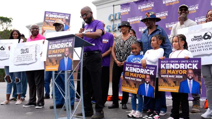 SEE IT: Steven Kendrick announces mayoral campaign