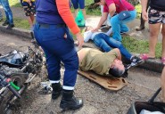 Choque de motos en Punceres deja un muerto y cuatro heridos