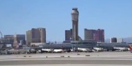 Fuel overflow at Las Vegas airport contained