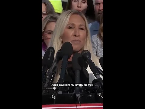 Rep. Marjorie Taylor Greene discusses being called a traitor by President Trump