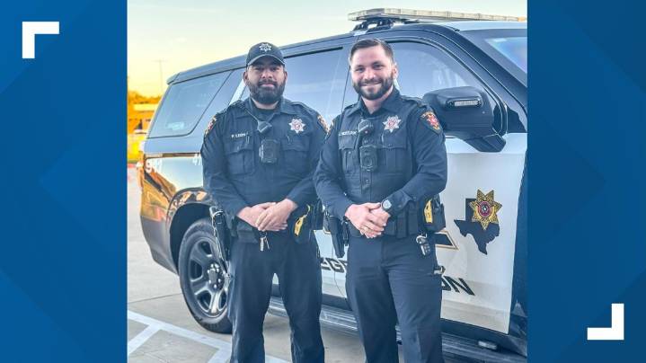 Two College Station Police Officers presented Lifesaving Awards for responding to major crash