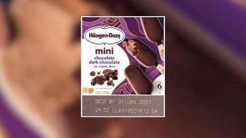 Dreyer's Grand Ice Cream voluntarily recalls some Häagen-Dazs mini bars for undeclared wheat