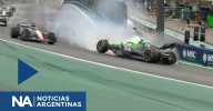 Así fue el brutal accidente de Gabriel Bortoleto en la Sprint del Gran Premio de Brasil