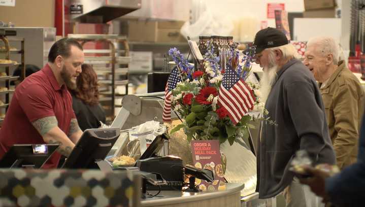 Hy-Vee hosts annual Veterans Day breakfast, feeding veterans and active