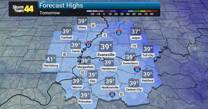 Cold Snap Arrives But Doesn't Last