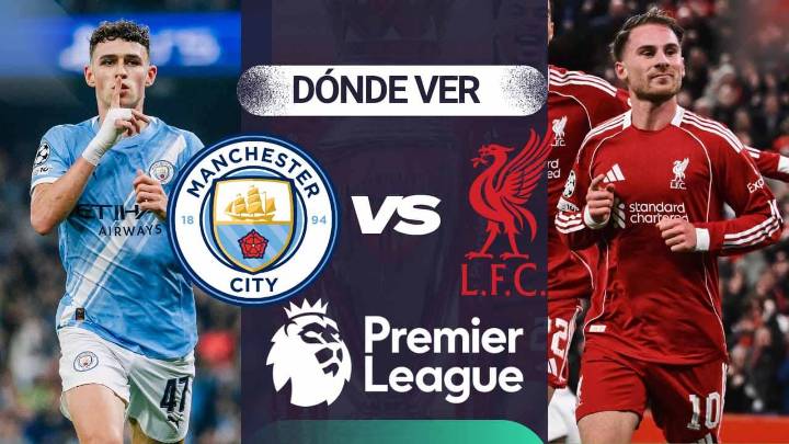 Manchester City vs Liverpool: dónde ver el PARTIDAZO de la Premier League en TV y ONLINE