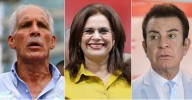 Nasry Asfura, Rixi Moncada y Salvador Nasralla, los tres candidatos que buscan suceder a Xiomara Castro en Honduras