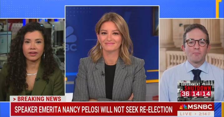 Trump’s Pelosi Diss Leaves MSNBC Analyst Struggling To Find Words To Respond