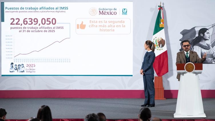 IMSS registra más de 22.6 millones de puestos de trabajo en octubre
