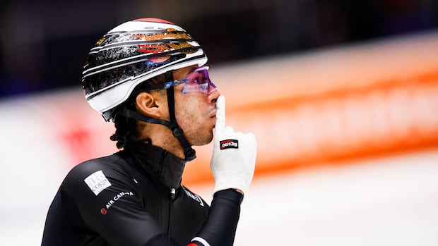 Will Dandjinou's latest golden moment clinches Crystal Globe at short track World Tour
