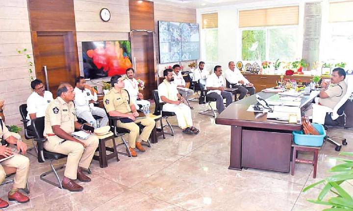 CP reviews arrangements for Bhavani Deeksha Viramana