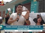 Directora de colegio en Ica es acusada de maltratar alumnos: Padres piden su destitución