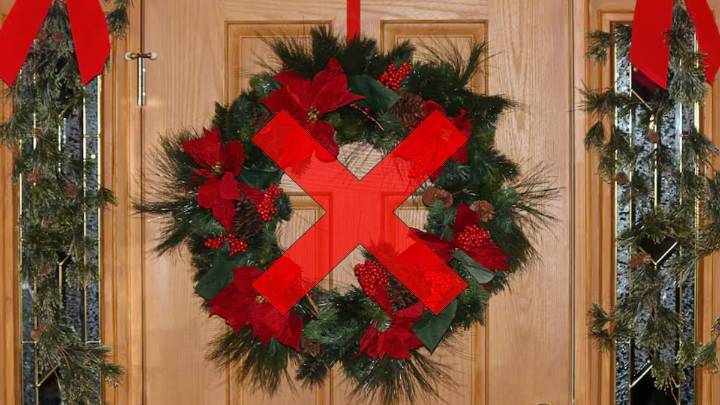 Chau al adorno en la puerta: el furor para decorar en esta Navidad 2025