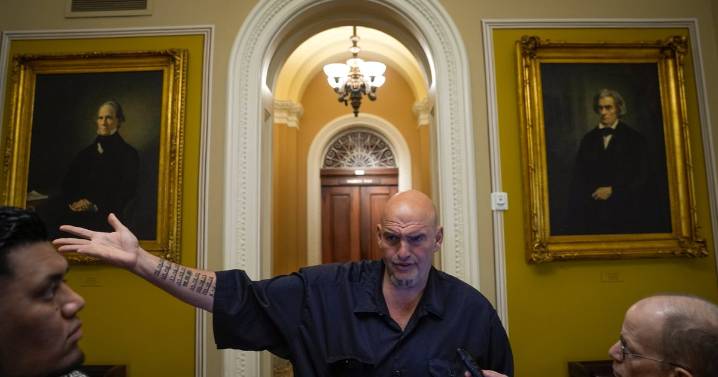 Sen. John Fetterman hospitalized after fall near his Braddock home
