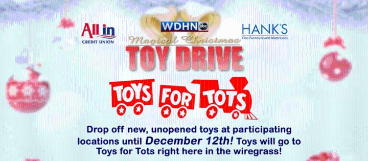 WDHN's Magical Christmas Toy Drive launch