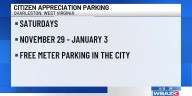 Citizen appreciation parking