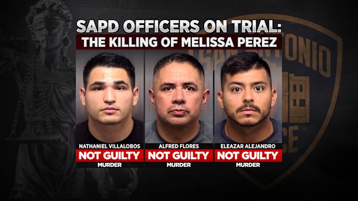 Jury finds all 3 ex-SAPD officers charged in Melissa Perez’s killing not guilty in monthlong trial