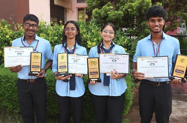 Mangaluru: St Agnes PU College students excel at Jnana Sethu 2025