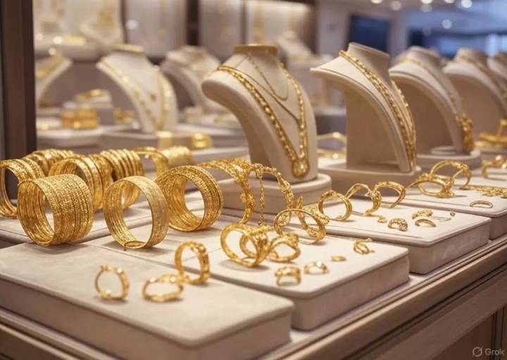 Gold declines by Rs 1,200 to Rs 1.24 lakh/10g on weak global tren...