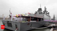 INS Sahyadri docks at Guam as Quad's Malabar naval exercise kicks off today