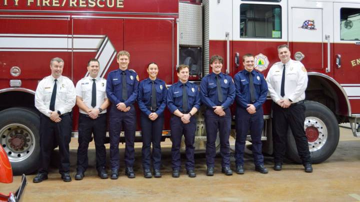 Capital City Fire/Rescue apprentices join the department as EMTs