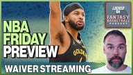 Stephen Curry OUT Friday, Can Golden State Warriors DEPEND on Moses Moody for HEROICS? Fantasy Basketball Streaming