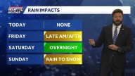 Weather impacts return to end the week and last into the weekend