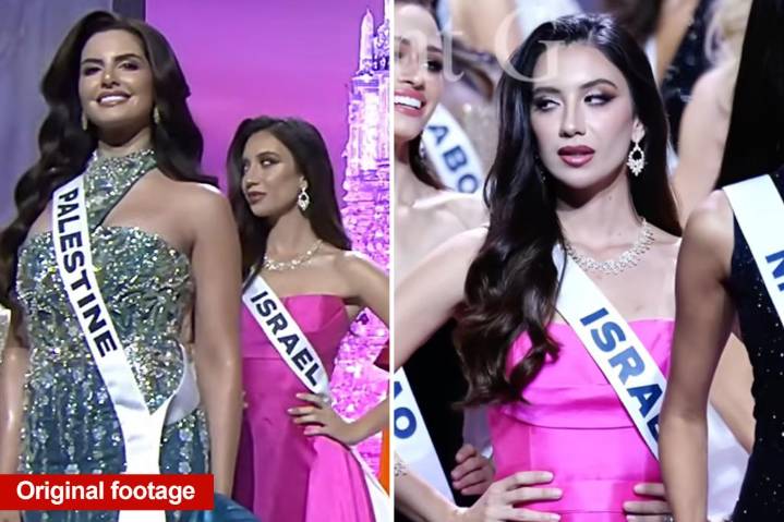 Exclusive | Miss Israel getting death threats after being accused of giving Miss Palenstine side-eye