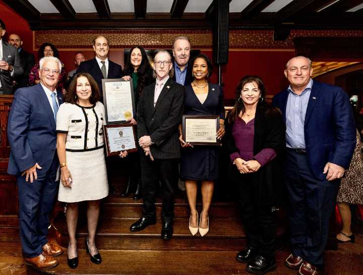 Justice Judith McMahon feted at a retirement party on Grymes Hill
