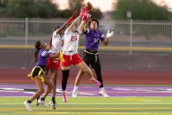 Surprise girls basketball player bursts into flag football stardom
