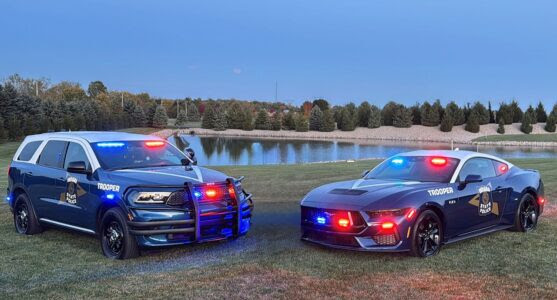 Indiana State Police unveil new Dodge Durango and Ford Mustang patrol fleet