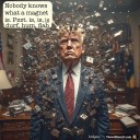 Methinks the Donald doth protest too much