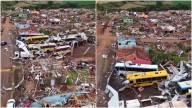 Así se ve desde el aire destrucción causada por tornado en Brasil 🎦