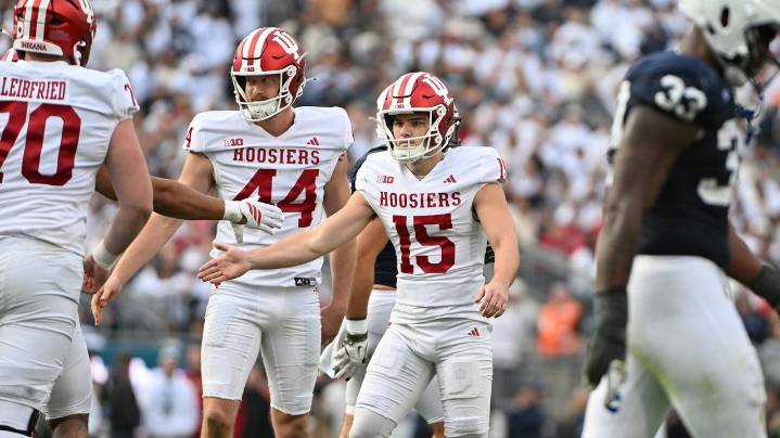 No. 2 Indiana tries to complete a 2nd straight perfect home season when Wisconsin visits