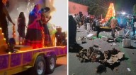 Explota carro alegórico con pirotecnia durante desfile en Mazatepec; hay heridos