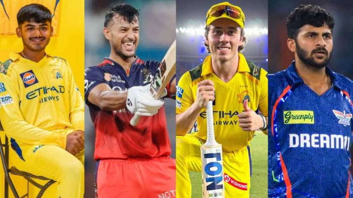 Replacement Players From CSK, RCB, MI, LSG, SRH, PBKS Who Are Likely To Be Retained Before IPL 2026 Auction